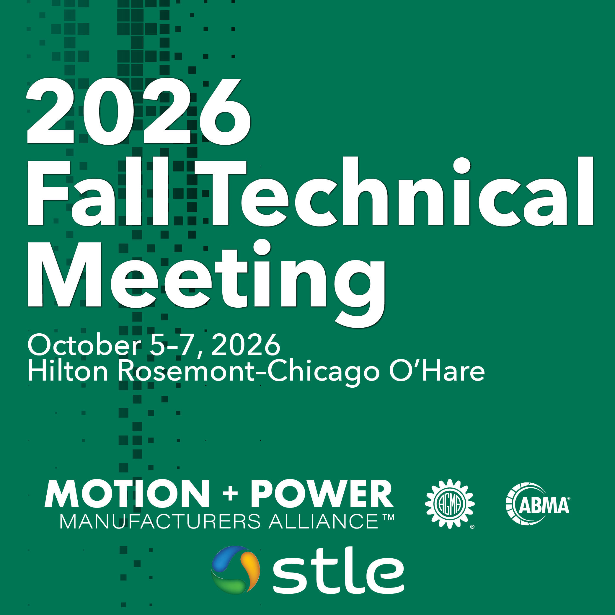 AGMA Fall Technical Meeting 2026
